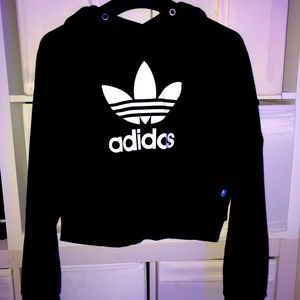 Crop top adidas hoodie